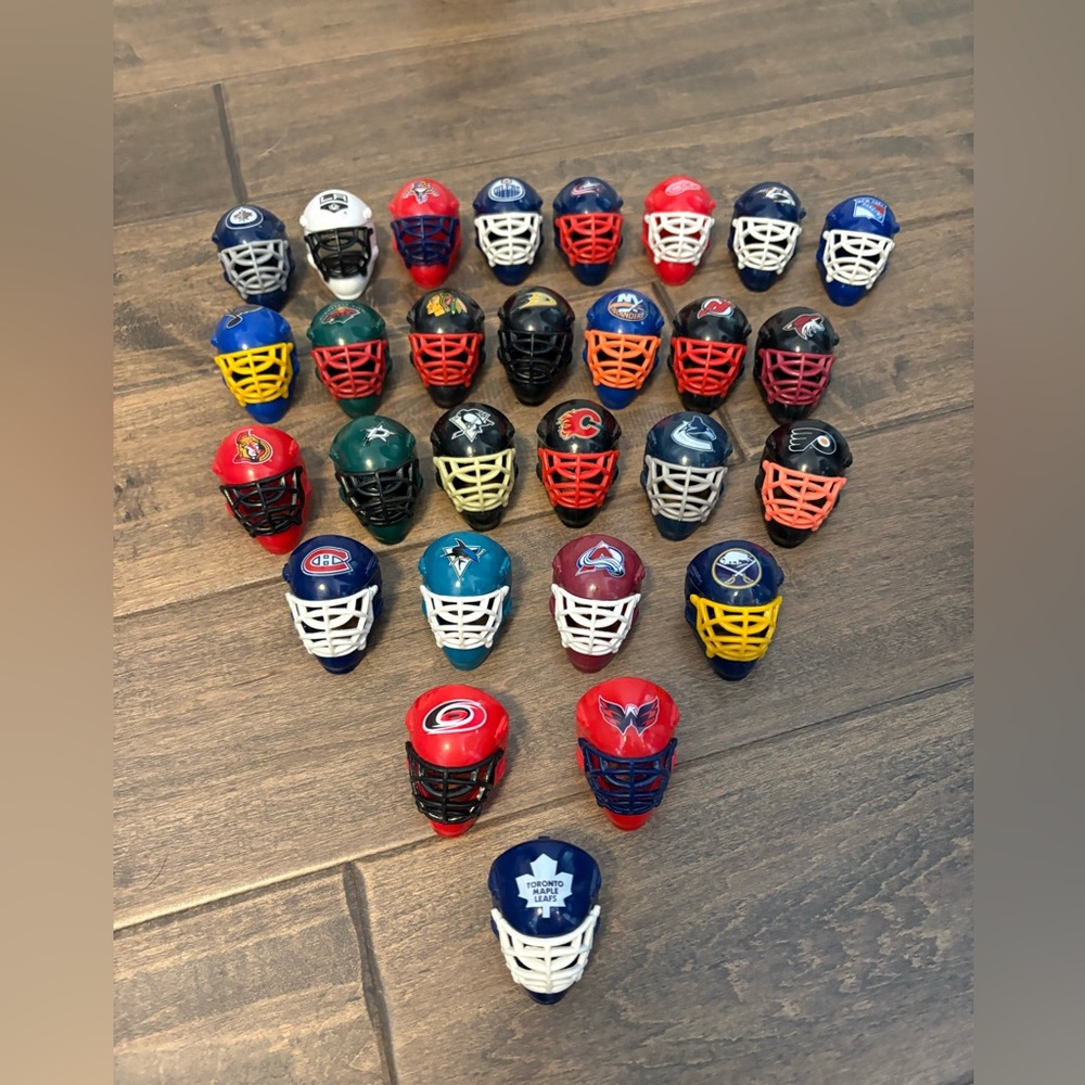 Vintage Mini NHL Goalie Mask Collection